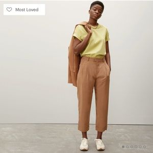 BNWT Everlane Put Together Pleat, Toasted coconut, Size 8